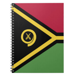 Vanuatu flagga anteckningsbok