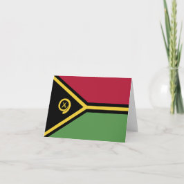 Vanuatu flagga anteckningskort