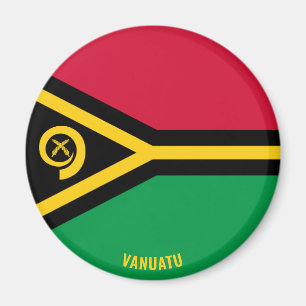 Vanuatu Flagga Charming Patriotic Magnet