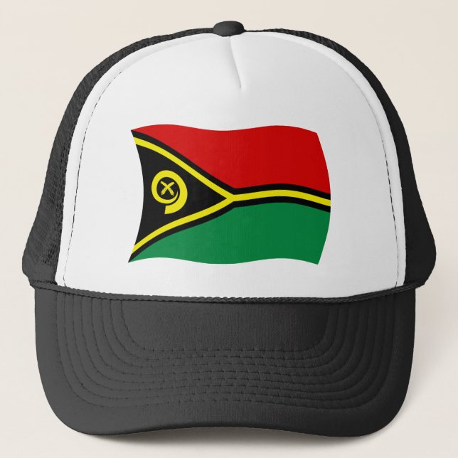 Vanuatu Flagga Hat Keps (Framsida)