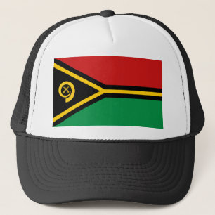 Vanuatu Flagga Hat Truckerkeps