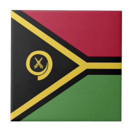 Vanuatu flagga kakelplatta