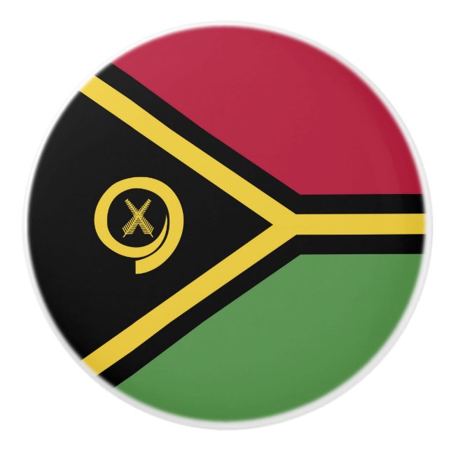 Vanuatu flagga knopp (Framsidan)