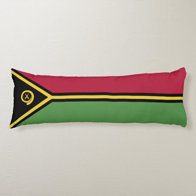 Vanuatu flagga kroppskudde (Framsidan)