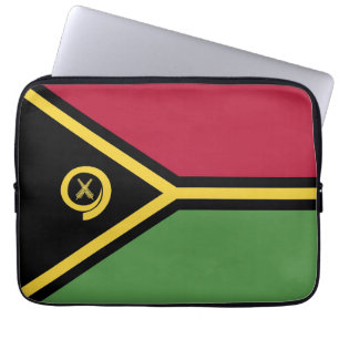 Vanuatu flagga laptop fodral