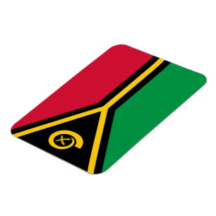 Vanuatu - Flagga - Magnet