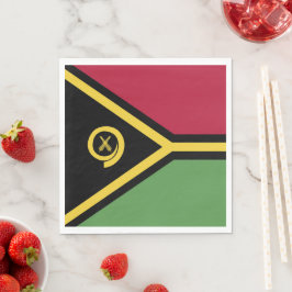 Vanuatu flagga pappersservett