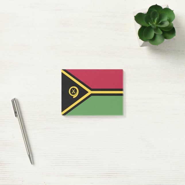 Vanuatu flagga post-it block (Kontor)