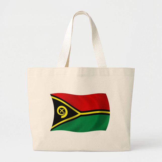 Vanuatu Flagga Shoppingväska Jumbo Tygkasse (Framsidan)