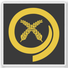 Vanuatu flagga tusk och fern emblem klistermärken