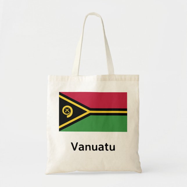 Vanuatu Flagga Tygkasse (Framsidan)
