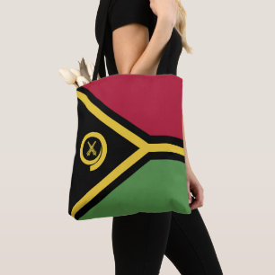 Vanuatu flagga tygkasse