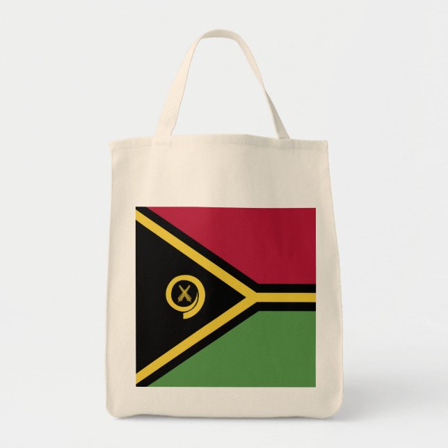 Vanuatu flagga tygkasse (Framsidan)