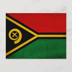 Vanuatu Flagga Vykort