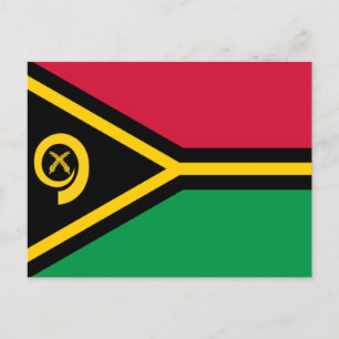Vanuatu Flagga Vykort