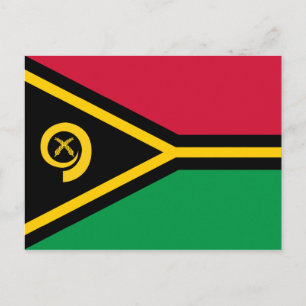 Vanuatu Flagga Vykort