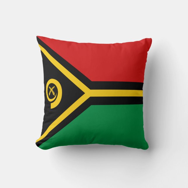 Vanuatu Flagga x Flagga Pillow Kudde (Framsida)
