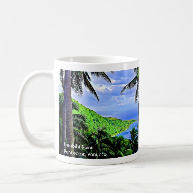 Vanuatu Island Kaffemugg (Vänster)