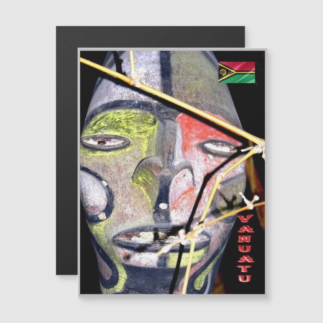 Vanuatu - Mask - (Fram/baksida)