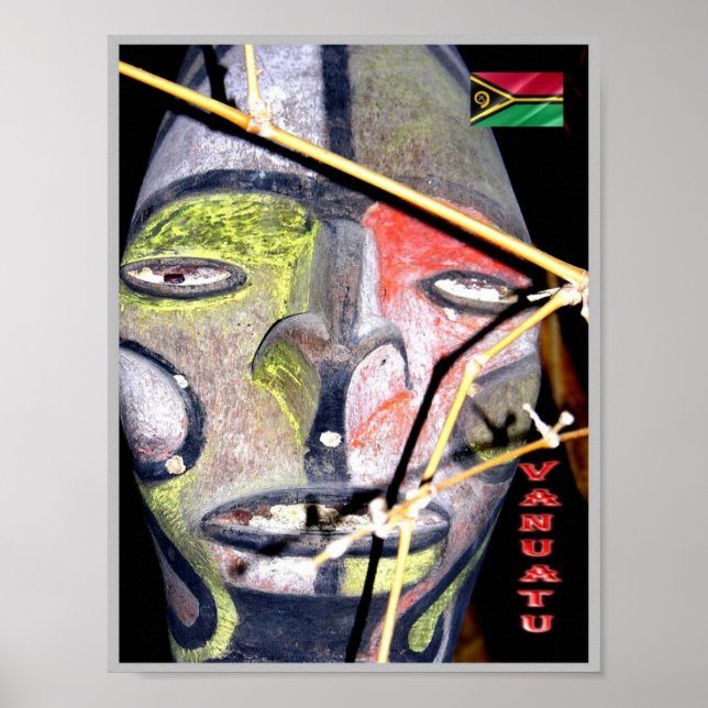 Vanuatu - Mask - Poster (Framsidan)