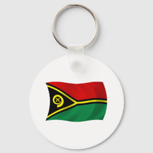 Vanuatu Nyckelring med Flagga