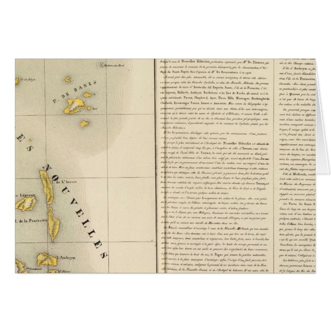 Vanuatu Oceania nr 39 Hälsningskort (Framsidan Horizontal)