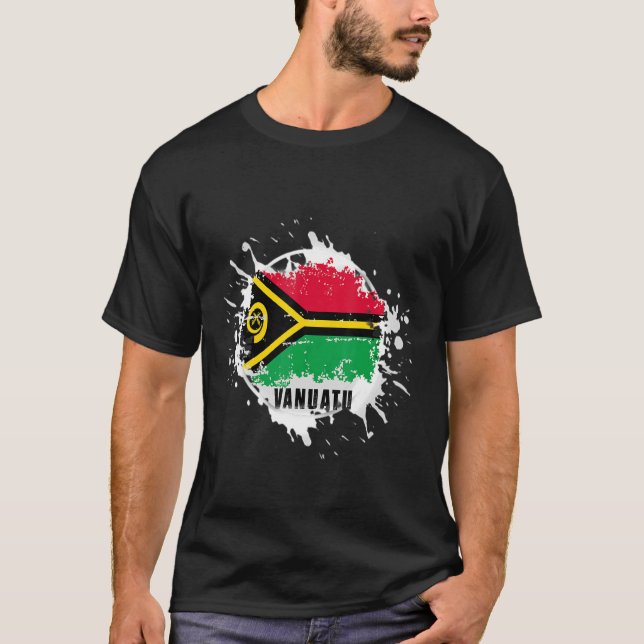 Vanuatu Stänk T Shirt (Framsida)