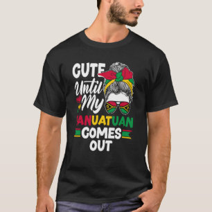Vanuatu Vanuatuan Flagga cute Tills min Vanuatuan T Shirt
