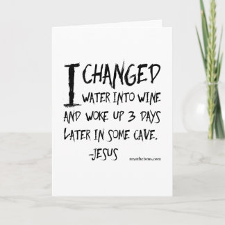 Vanvördigt och uppsluppet ateistord kort