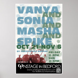 VANYA- OCH SONIA OCH MASHA- OCH SPIKEaffisch Poster