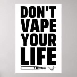 Vapa inte livet - förhindra ångest poster