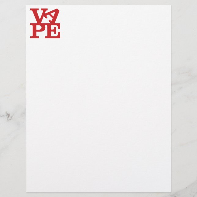 Vape Brev letterhead (Framsida)
