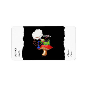 Vape DIY E-Juice Label Hookah Vaper by VapeGoat Adressetikett
