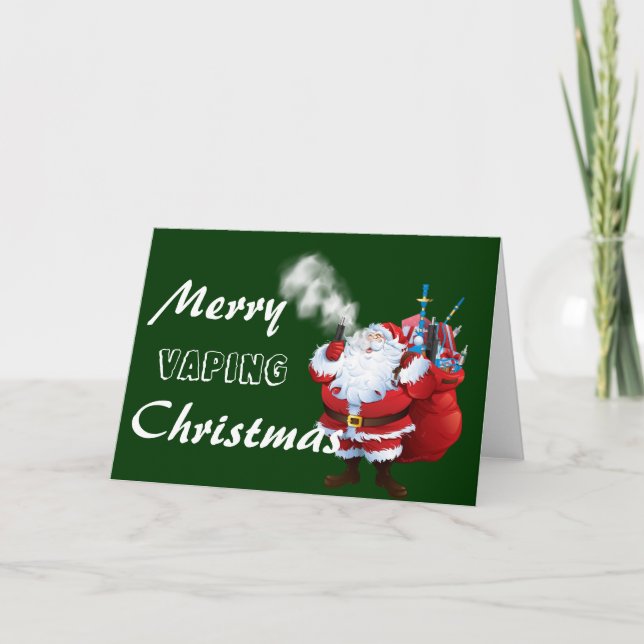 VAPE | God jultomte Helgkort (Framsida)