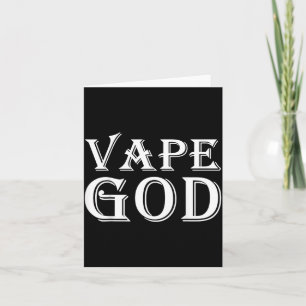 Vape Gud Rolig Vaping Kostym För Anti Rökare Som Kort