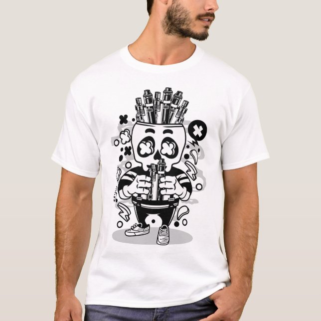 Vape Head T Shirt (Framsida)