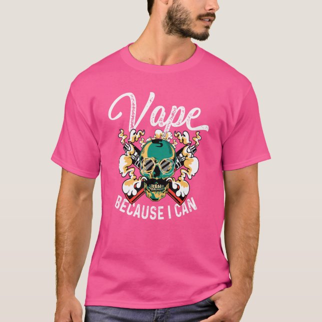 Vape I Can Nikotinberoende T Shirt (Framsida)