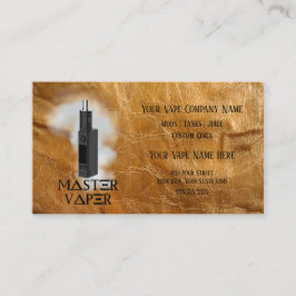 VAPE | Läderbox Mod Business Social Media Visitkort