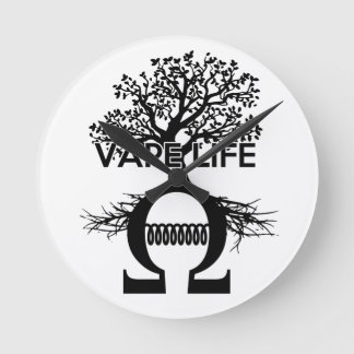 Vape Life Clock Rund Klocka