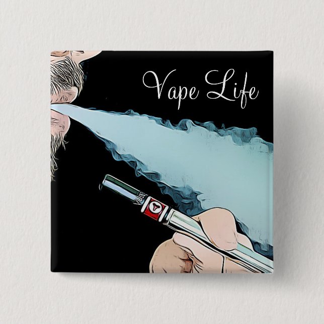 Vape Life Vaping Rökknapp Knapp (Framsida)