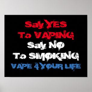 Vape på den högkvalitativa affischen poster