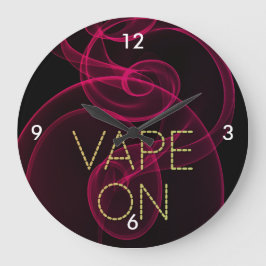 Vape på mörka rosor röker stor klocka