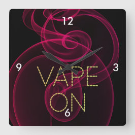 Vape på mörka rosor röker stor klocka
