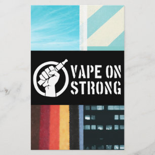 Vape på stark flygblad