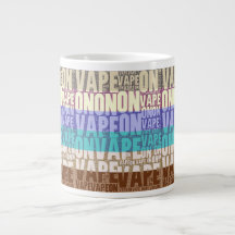 Vape på typografi - turkos