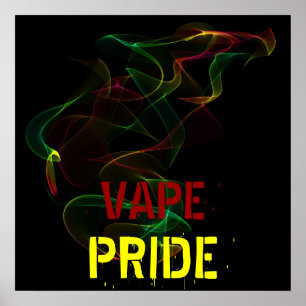 Vape prideaffisch poster