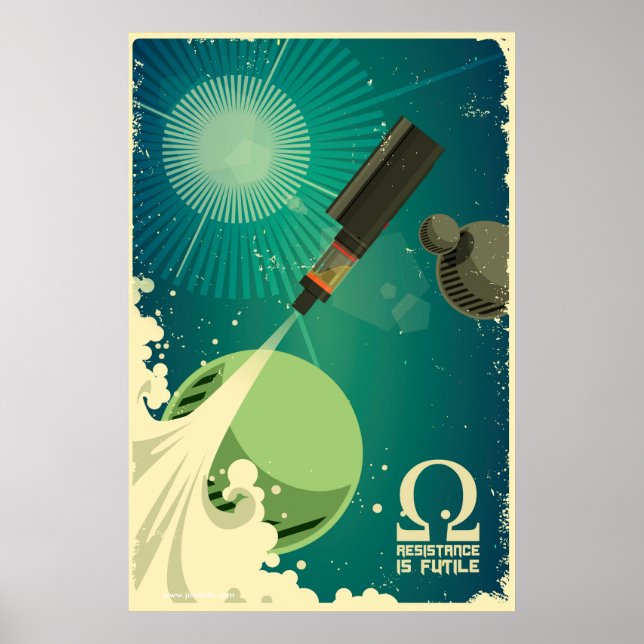Vape Rocket - Motståndet är meningslöst Poster (Framsidan)