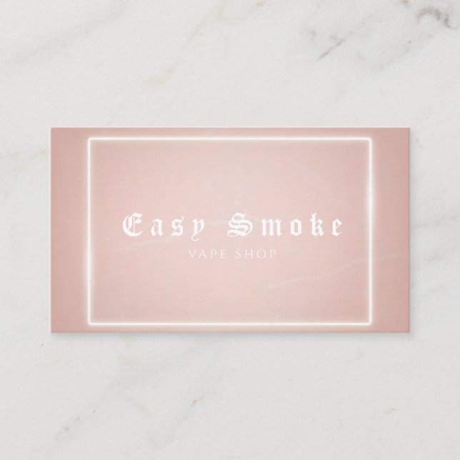 Vape Shop-Affärskort Visitkort (Framsida)