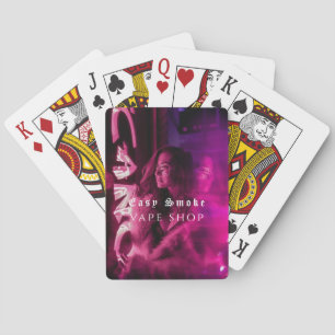 Vape Shop Smoke Black Business Casinokort