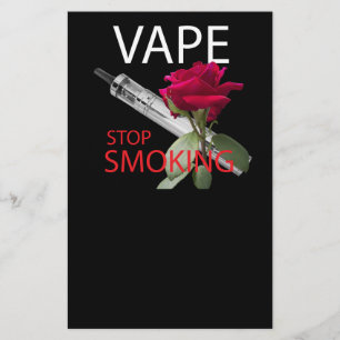 Vape. Sluta röka Flygblad